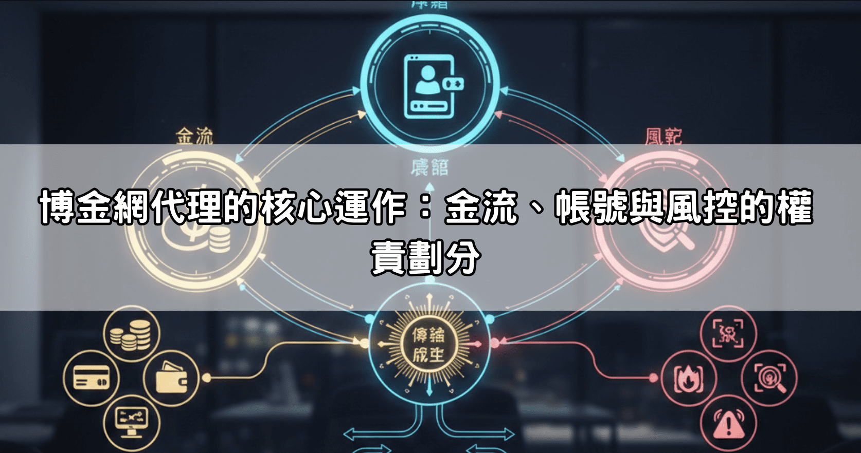 博金網代理的核心運作：金流、帳號與風控的權責劃分